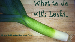 What to do with Leeks