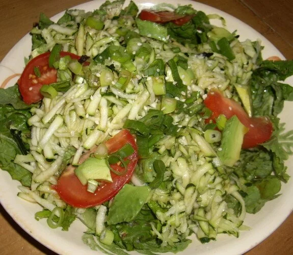 Shredded Zucchini Salad